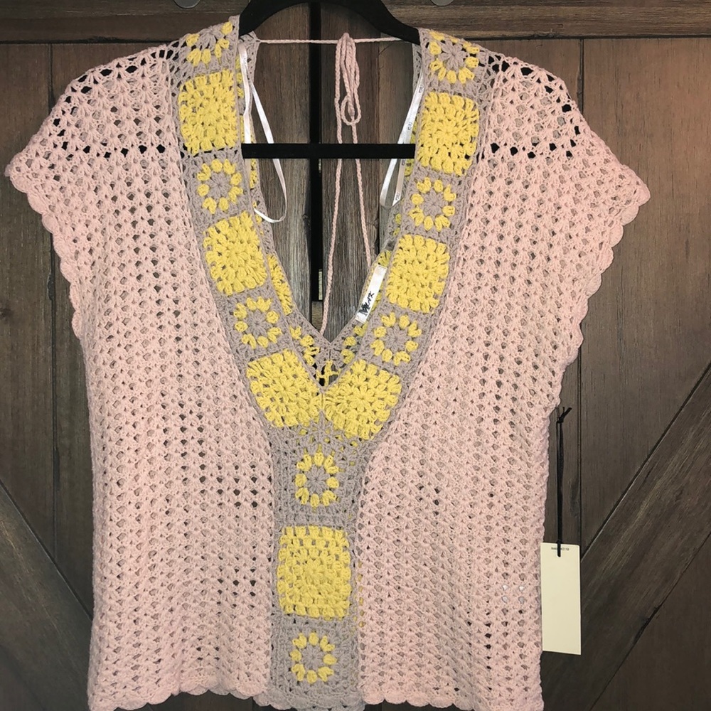 Crochet short top size s